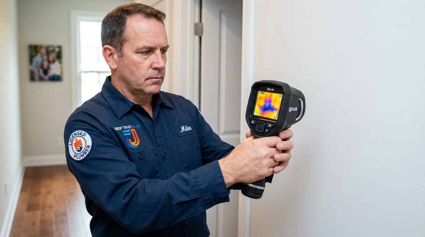 Thermal imaging leak detection by Johns Plumbing LLC in Prestonsburg